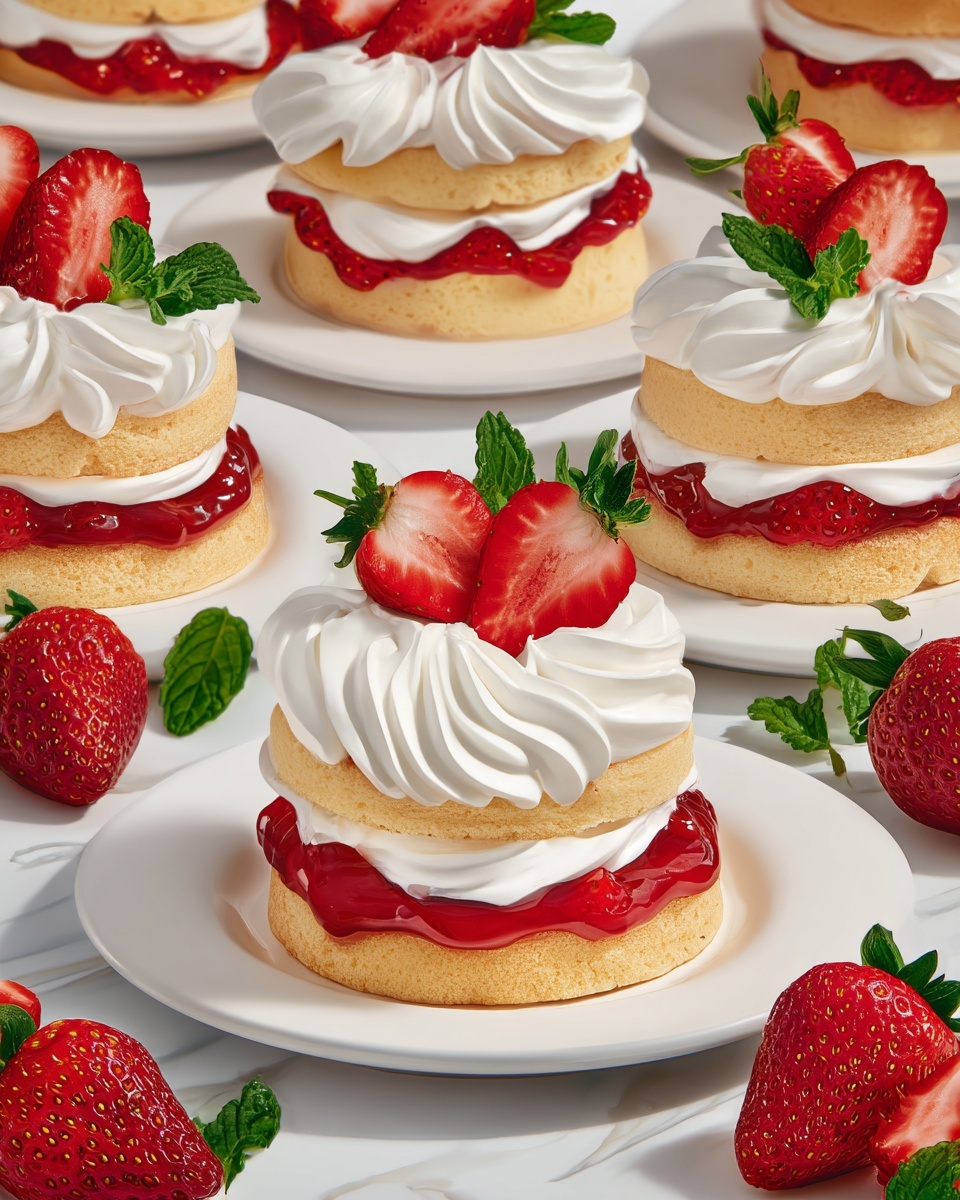 Strawberry Shortcake with Whipped Cream Recipe - Recipe Image