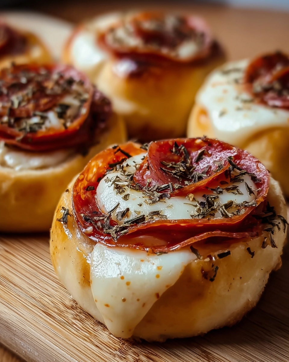 Homemade Pepperoni Pizza Rolls Recipe - Recipe Image