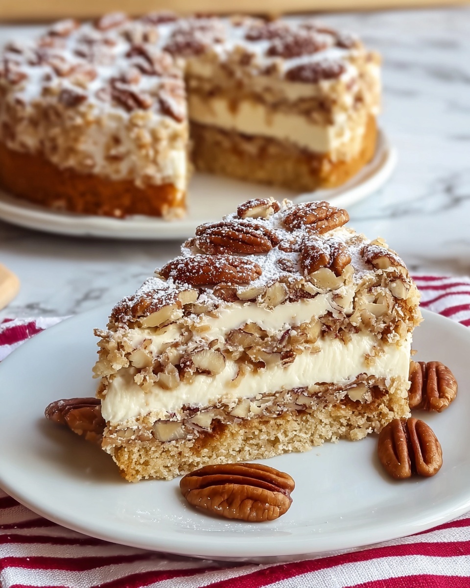 Pecan Pie Cake Recipe - Recipe Image