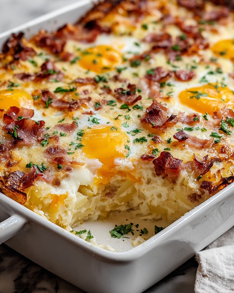 Delicious Hash Brown Egg Casserole Recipe - Recipe Image
