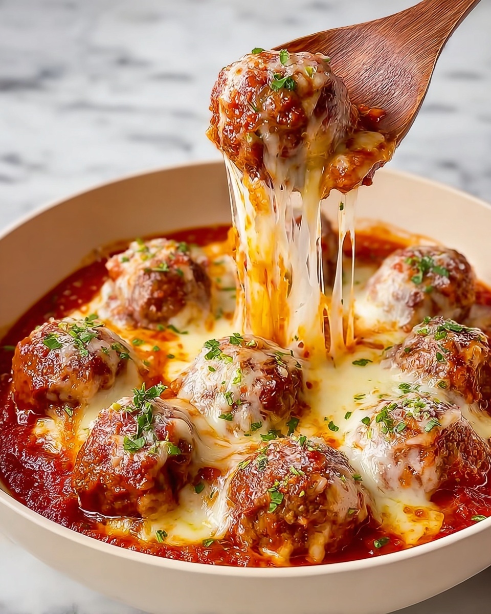 Cheesy Chicken Parmesan Meatballs Recipe - Recipe Image