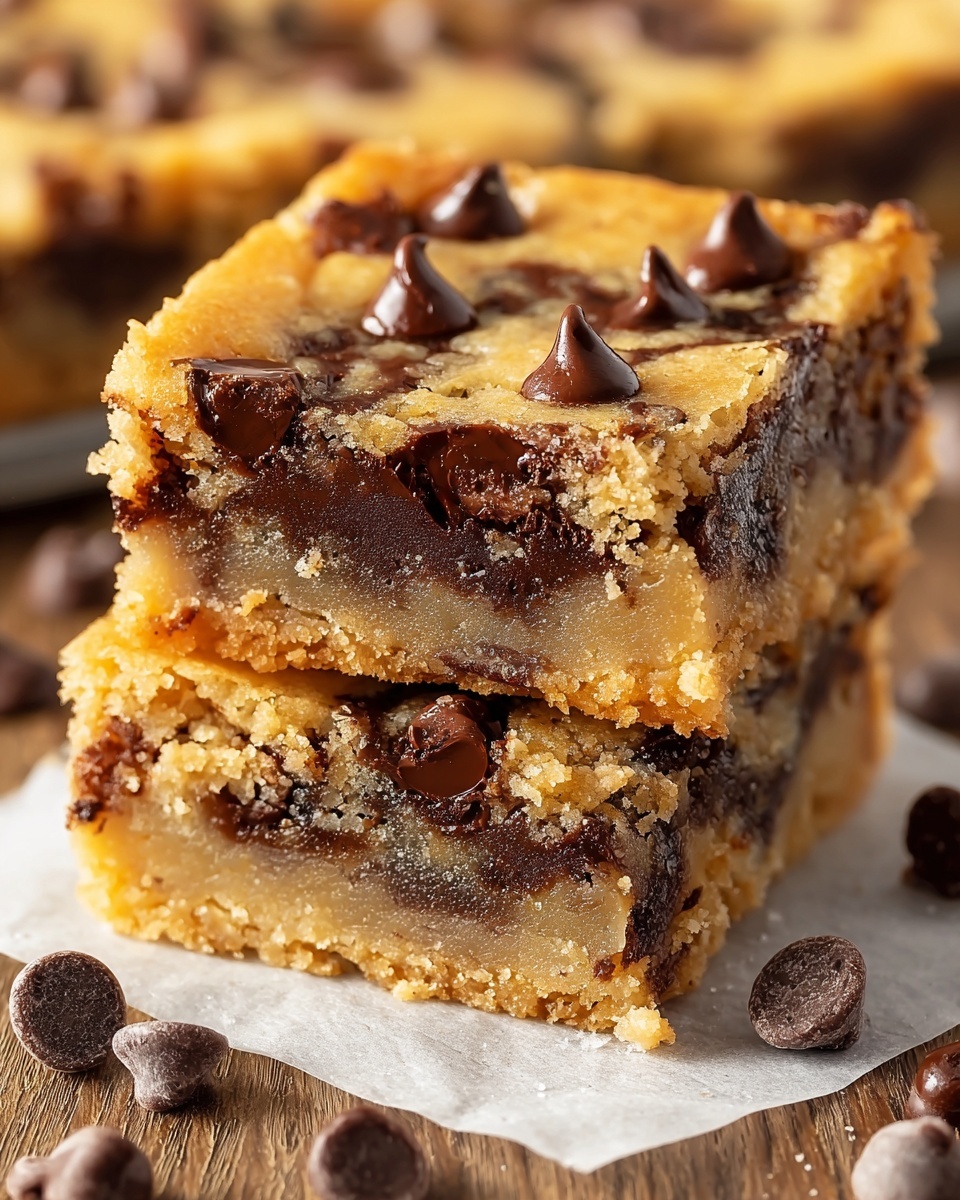 Lazy Chocolate Chip Cookie Bars Recipe - Recipe Image