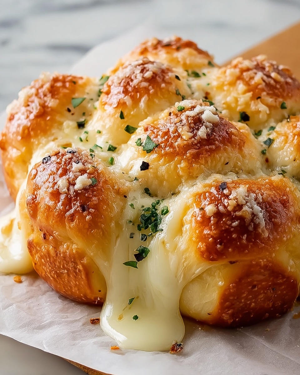 Cheese-Filled Garlic Knots Recipe - Recipe Image
