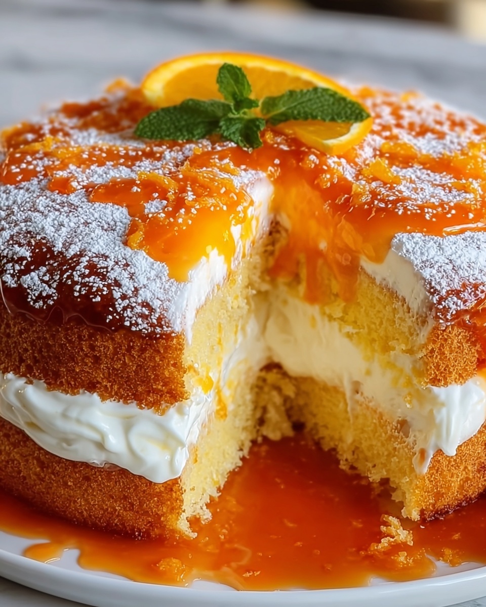Orange Creamsicle Cake Recipe - Recipe Image