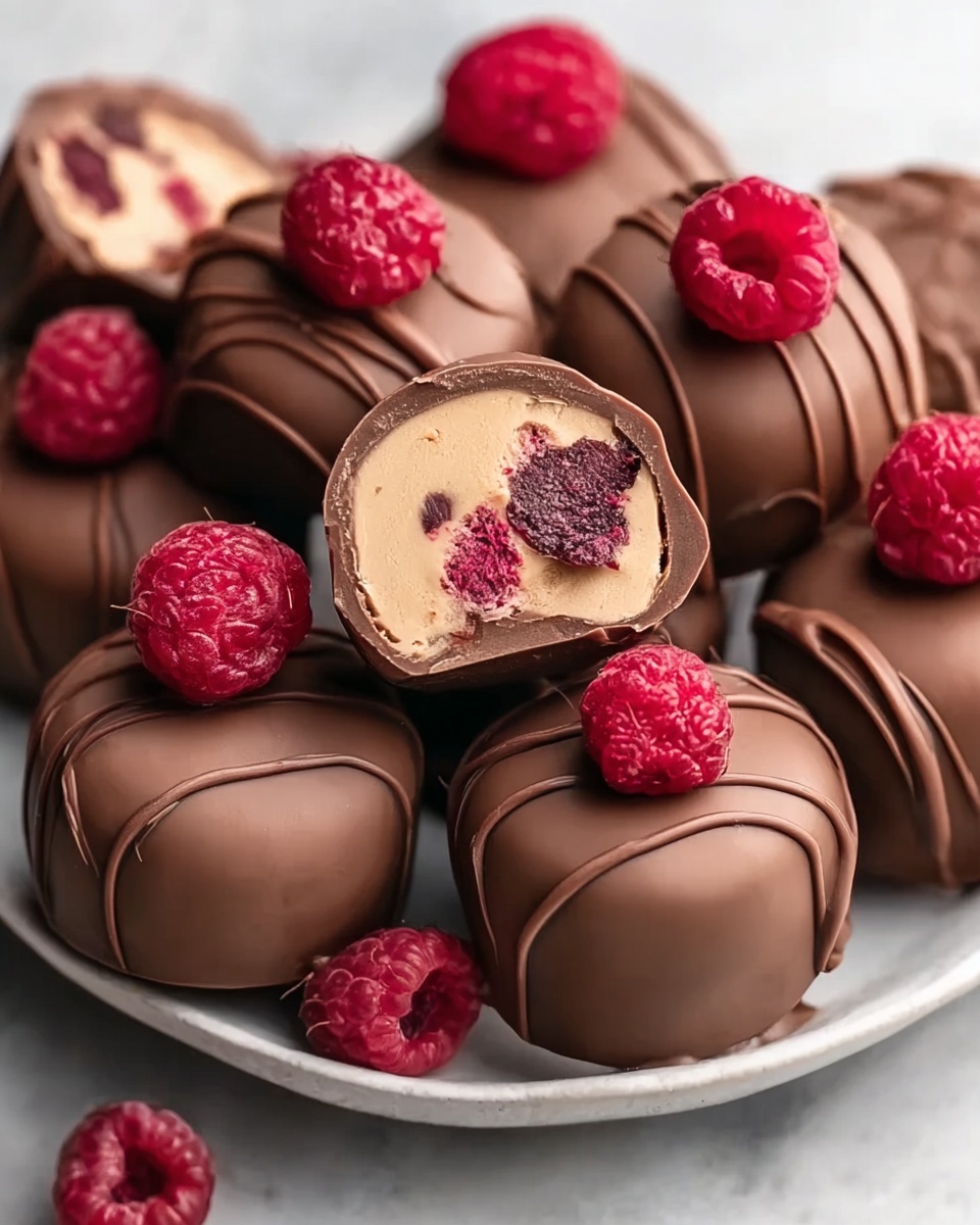 Chocolate Raspberry Mousse Bites Recipe - Recipe Image