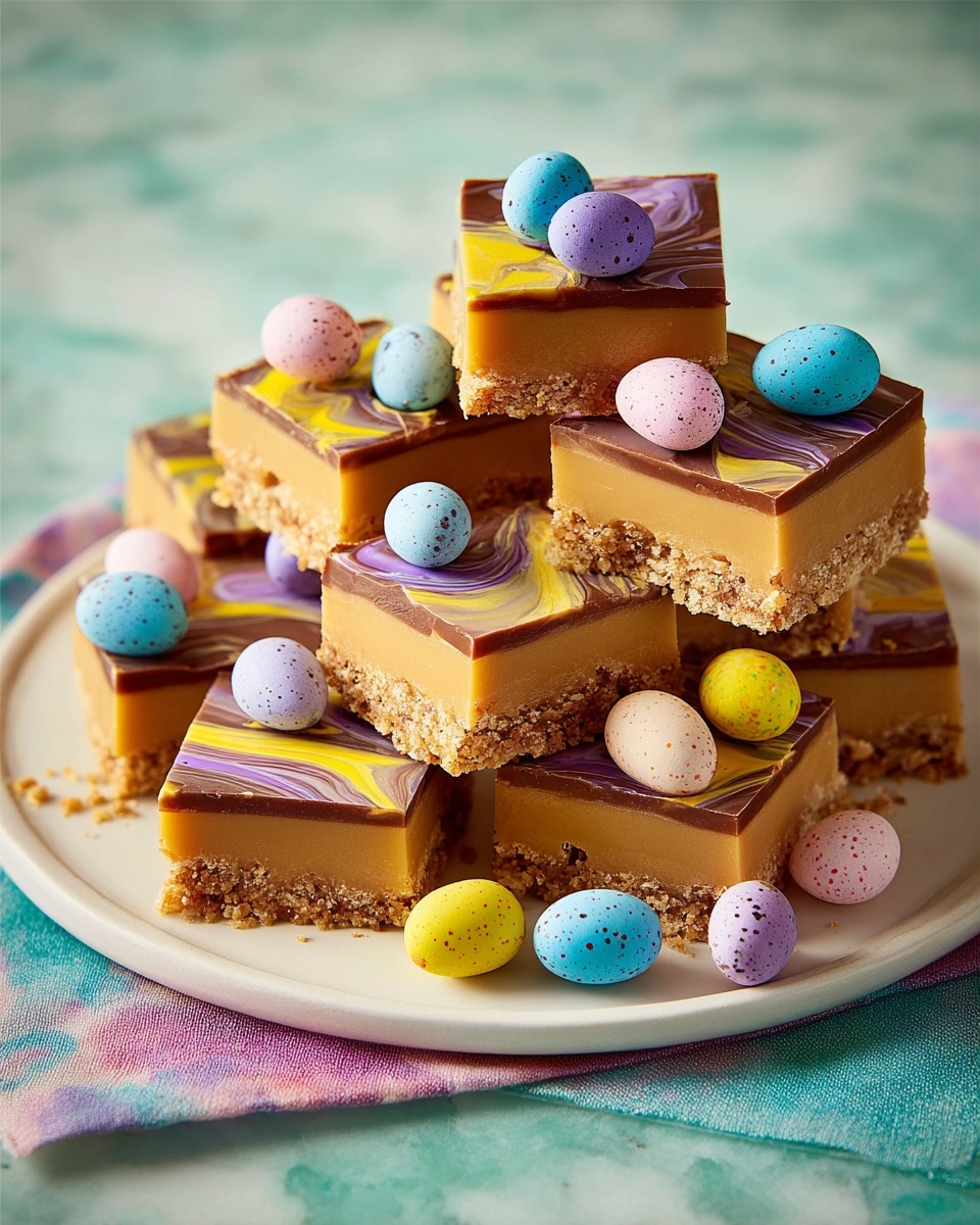 Easter Millionaire’s Squares Recipe - Recipe Image