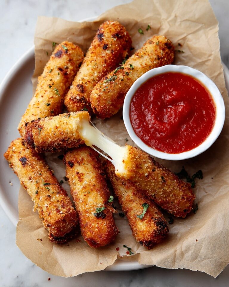 Pepperoni Pizza Mozzarella Sticks Recipe