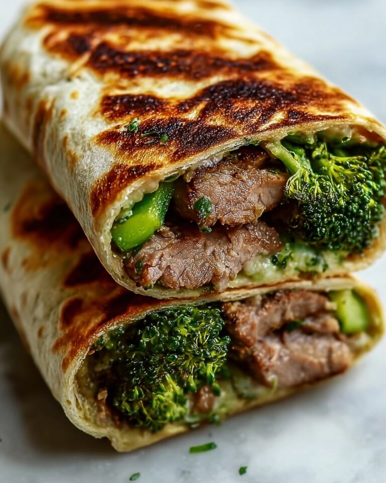 Grilled Beef & Broccoli Wraps Recipe