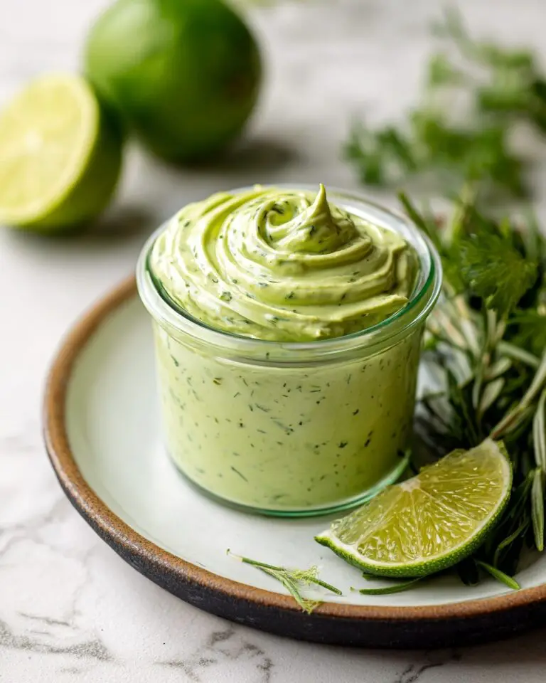 Creamy Cilantro Garlic Sauce Recipe