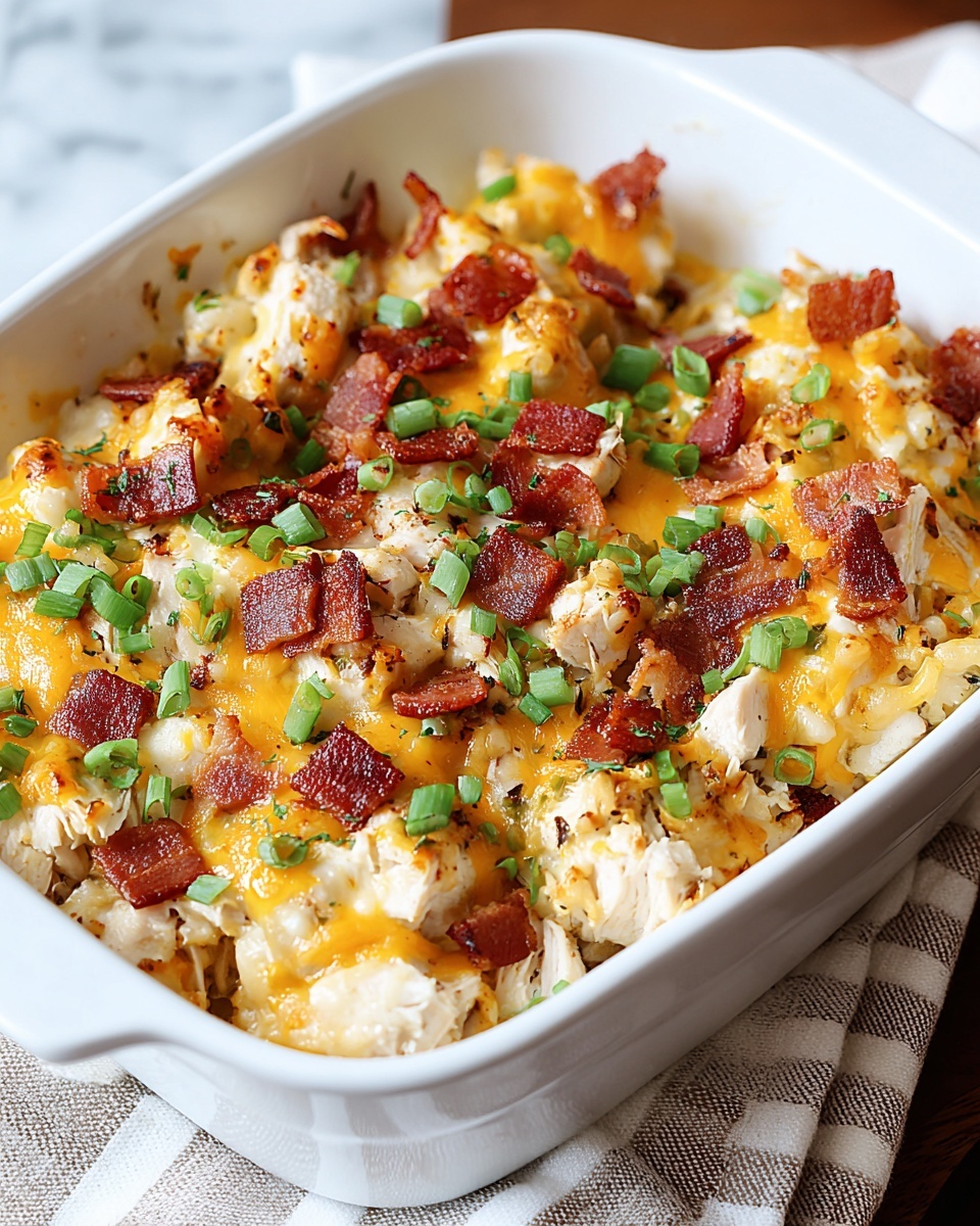 Easy Low Carb Chicken Casserole Recipe - Recipe Image