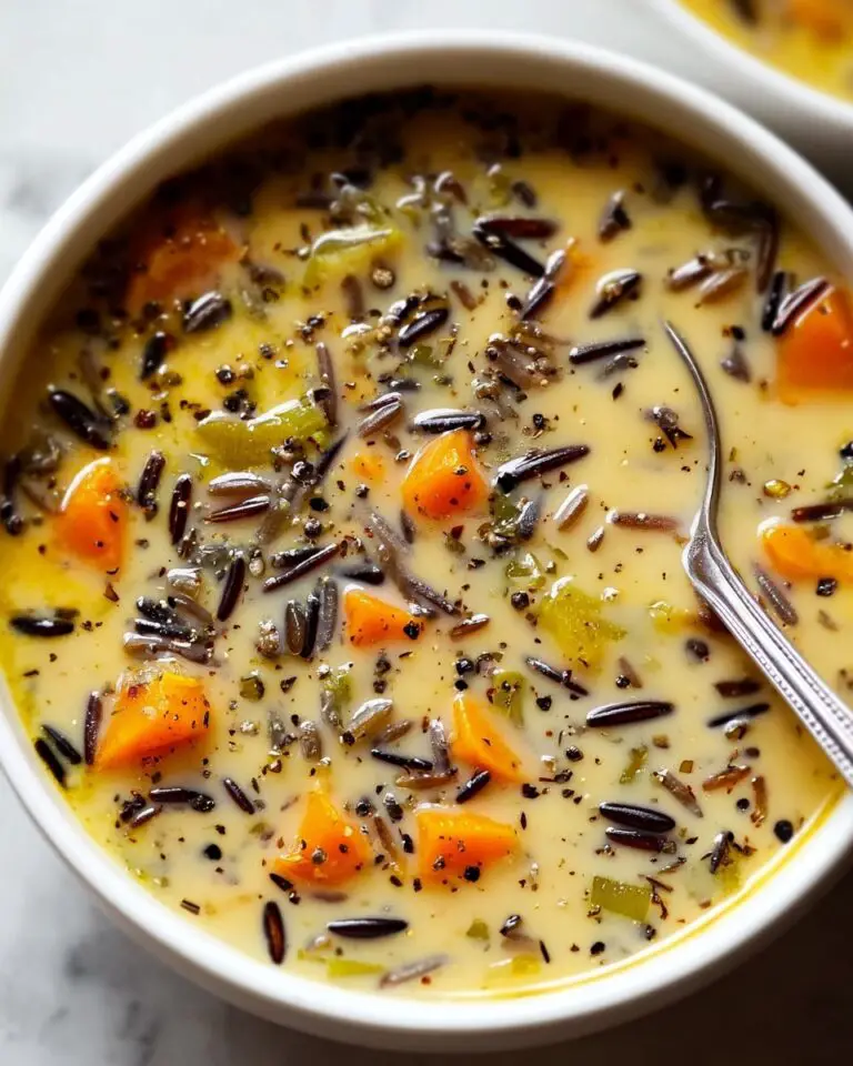 Cozy Autumn Wild Rice Soup Recipe