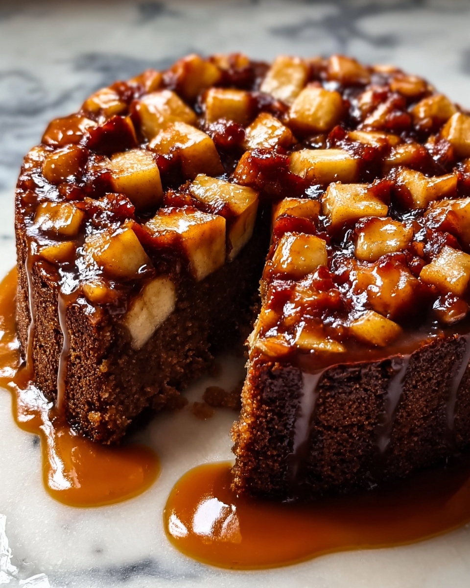 Glazed Honeycrisp Apple Fritter Cake Recipe - Recipe Image