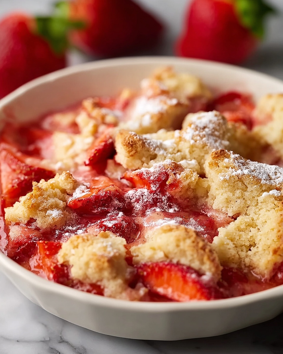 Strawberry Cheesecake Dump Cake Recipe - Recipe Image