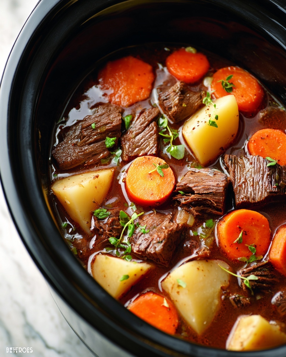 Crock Pot Beef Stew Recipe - Recipe Image