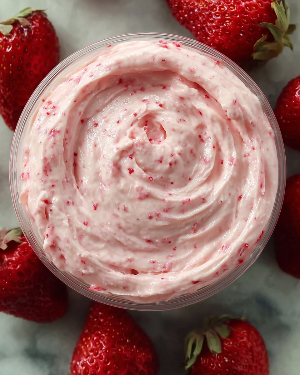 Fresh Strawberry Cream Cheese Frosting Recipe - Recipe Image