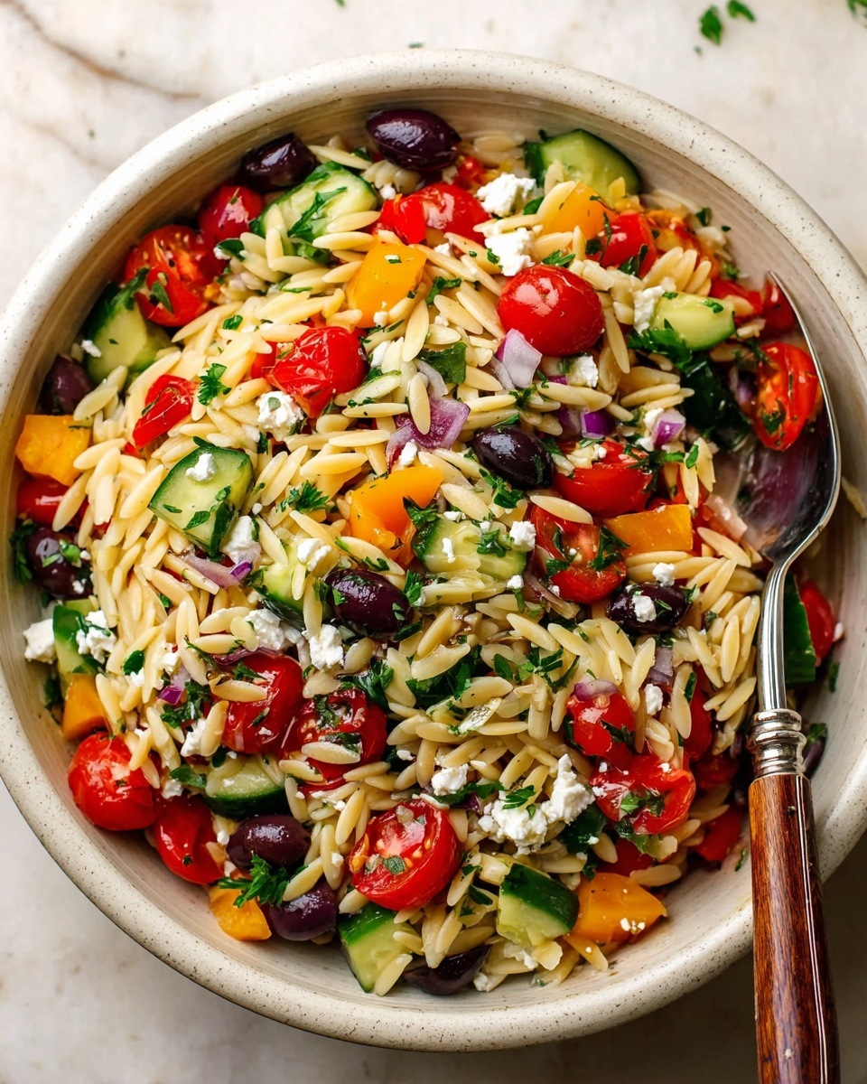 Orzo Pasta Salad Recipe - Recipe Image