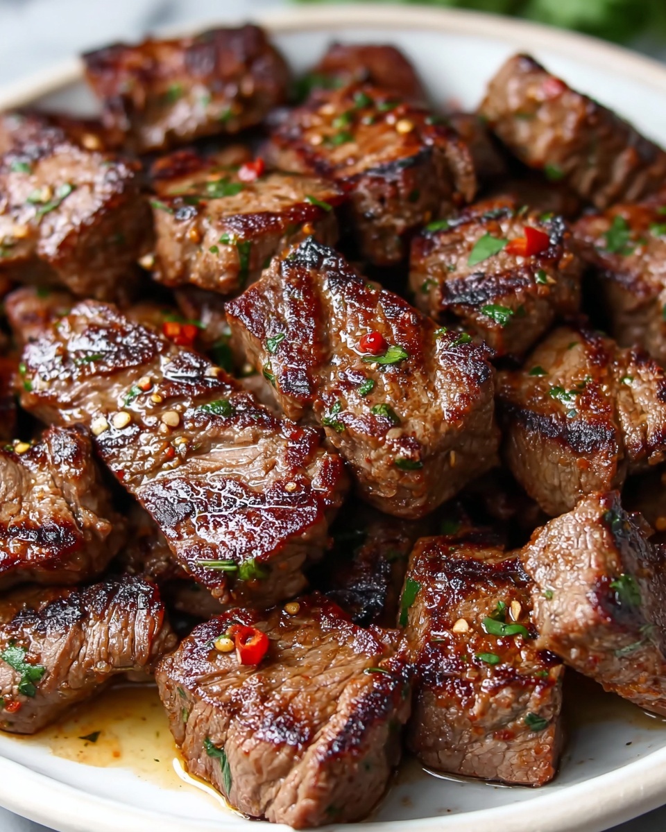 Air Fryer Steak Bites Recipe - Recipe Image
