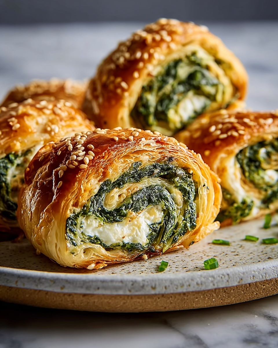 Spinach and Ricotta Rolls Recipe - Recipe Image
