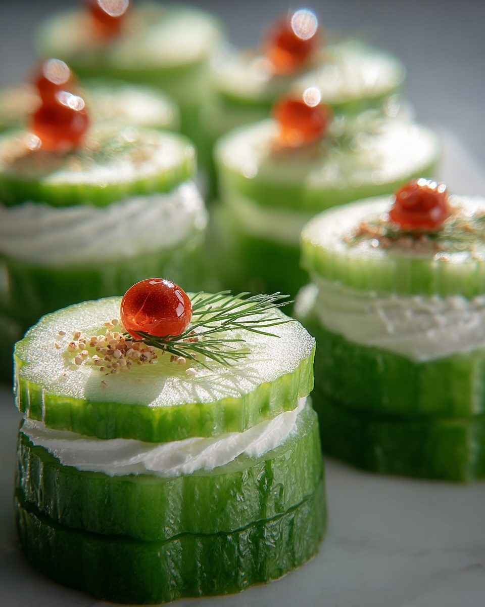 5 Easy Dilly Cucumber Bites Appetizer Ideas Recipe - Recipe Image