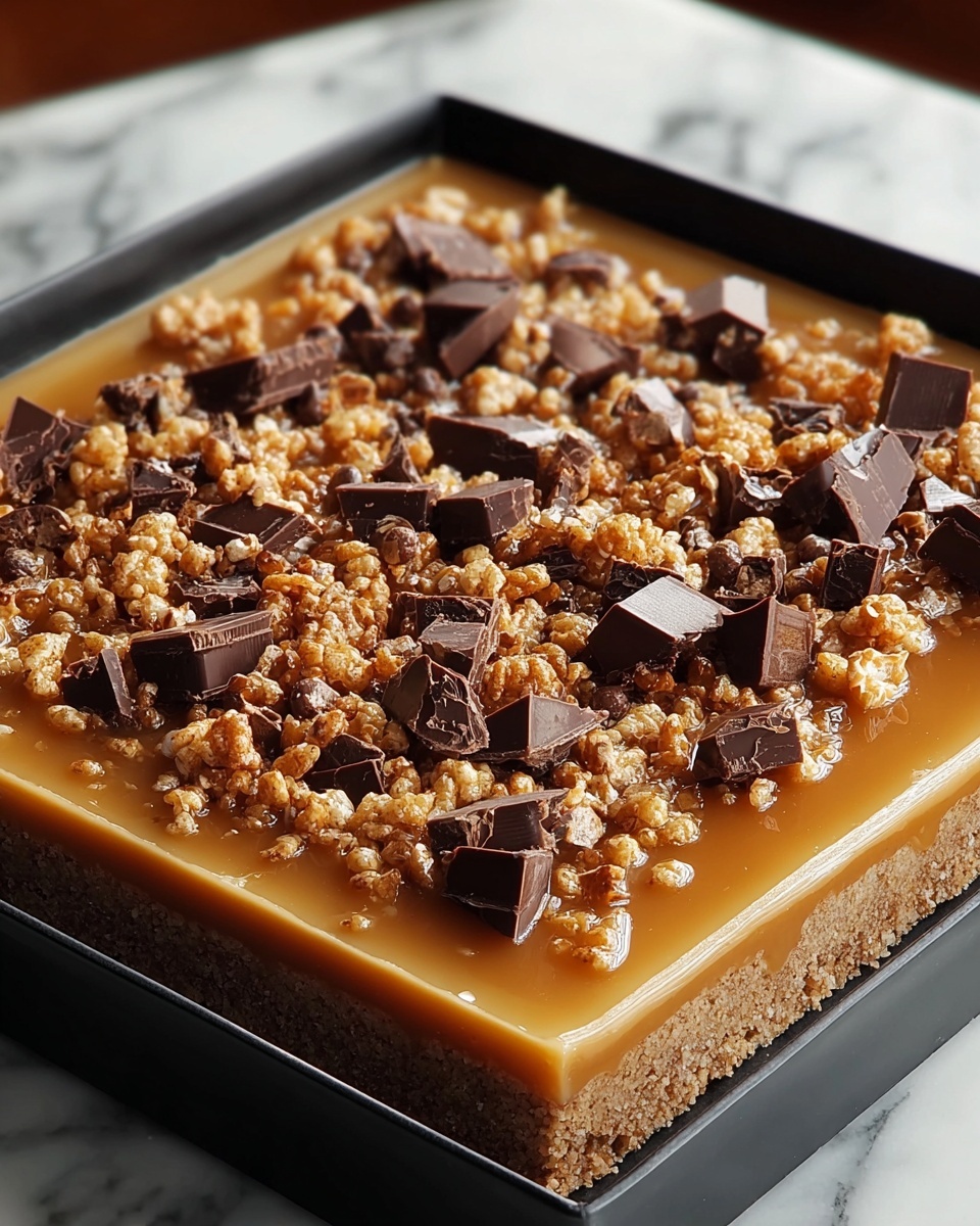 Butterfinger Caramel Crunch Bars: A Sweet, Crunchy Delight Recipe - Recipe Image