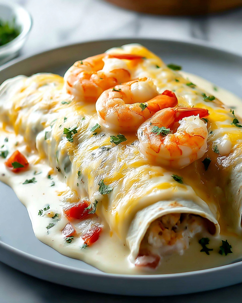 Creamy Shrimp Enchiladas Recipe - Recipe Image