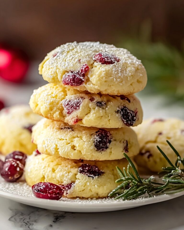 Orange Cranberry Ricotta Cookies with Orange Glaze Recipe