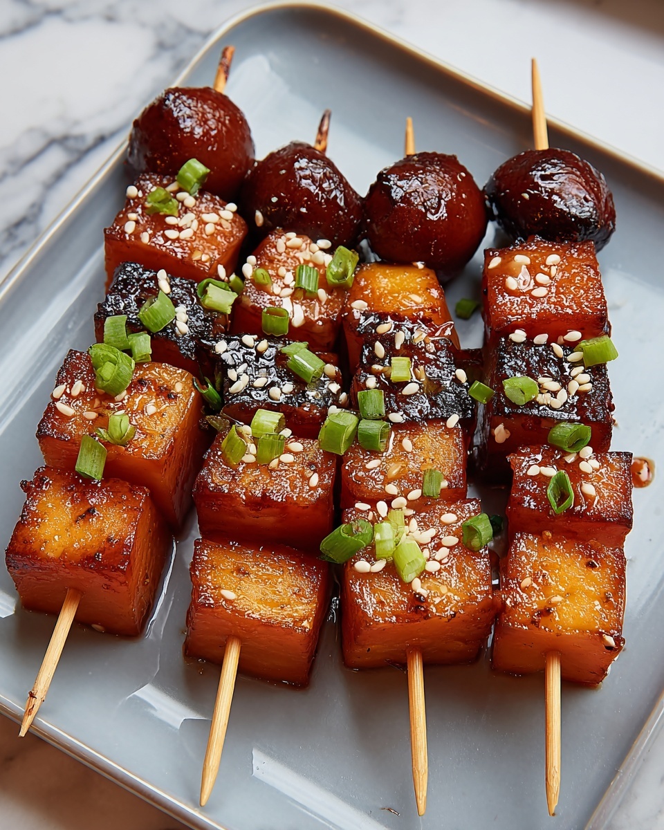 Sotteok Sotteok (Korean Rice Cake and Sausage Skewers) Recipe - Recipe Image