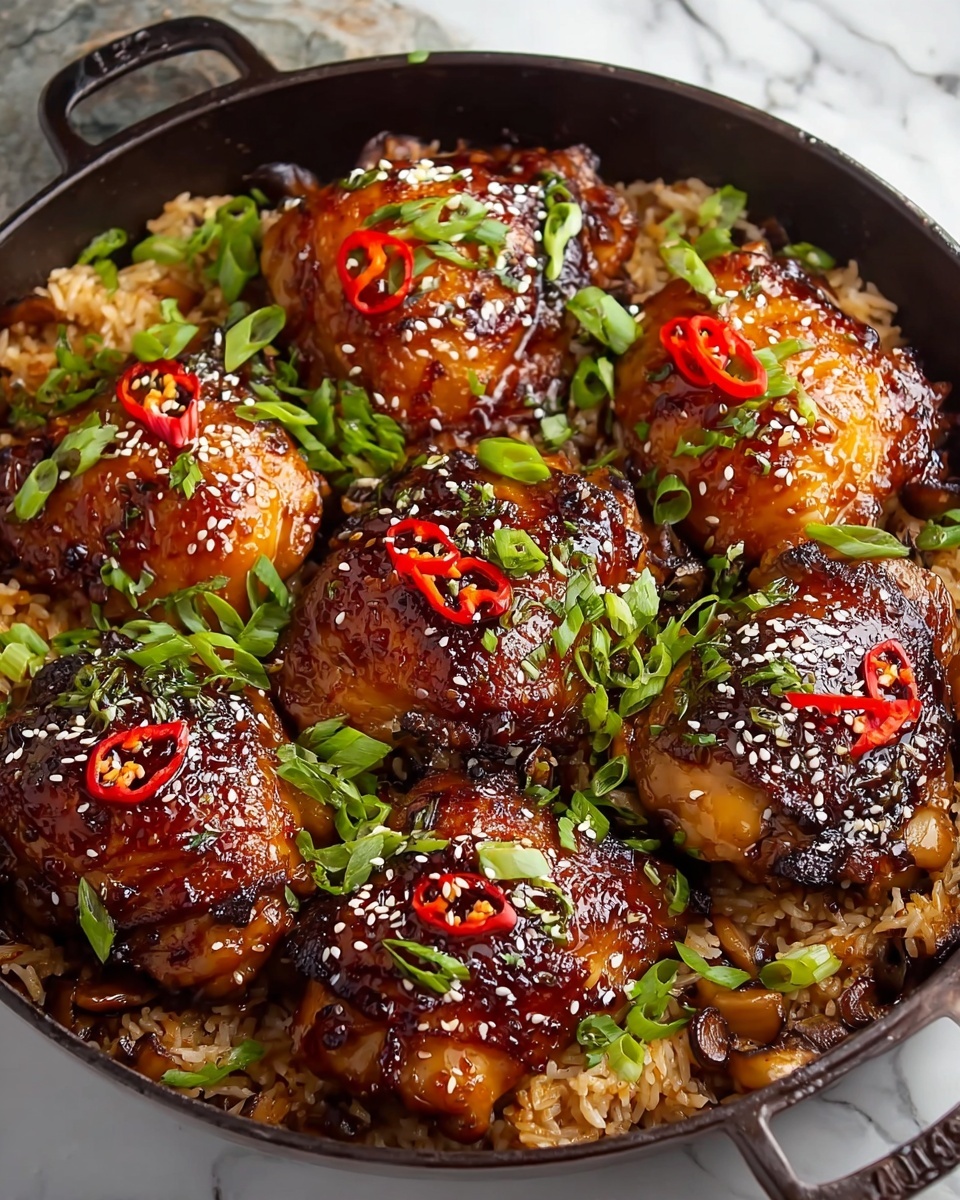 Honey Soy Baked Chicken Thighs Recipe - Recipe Image