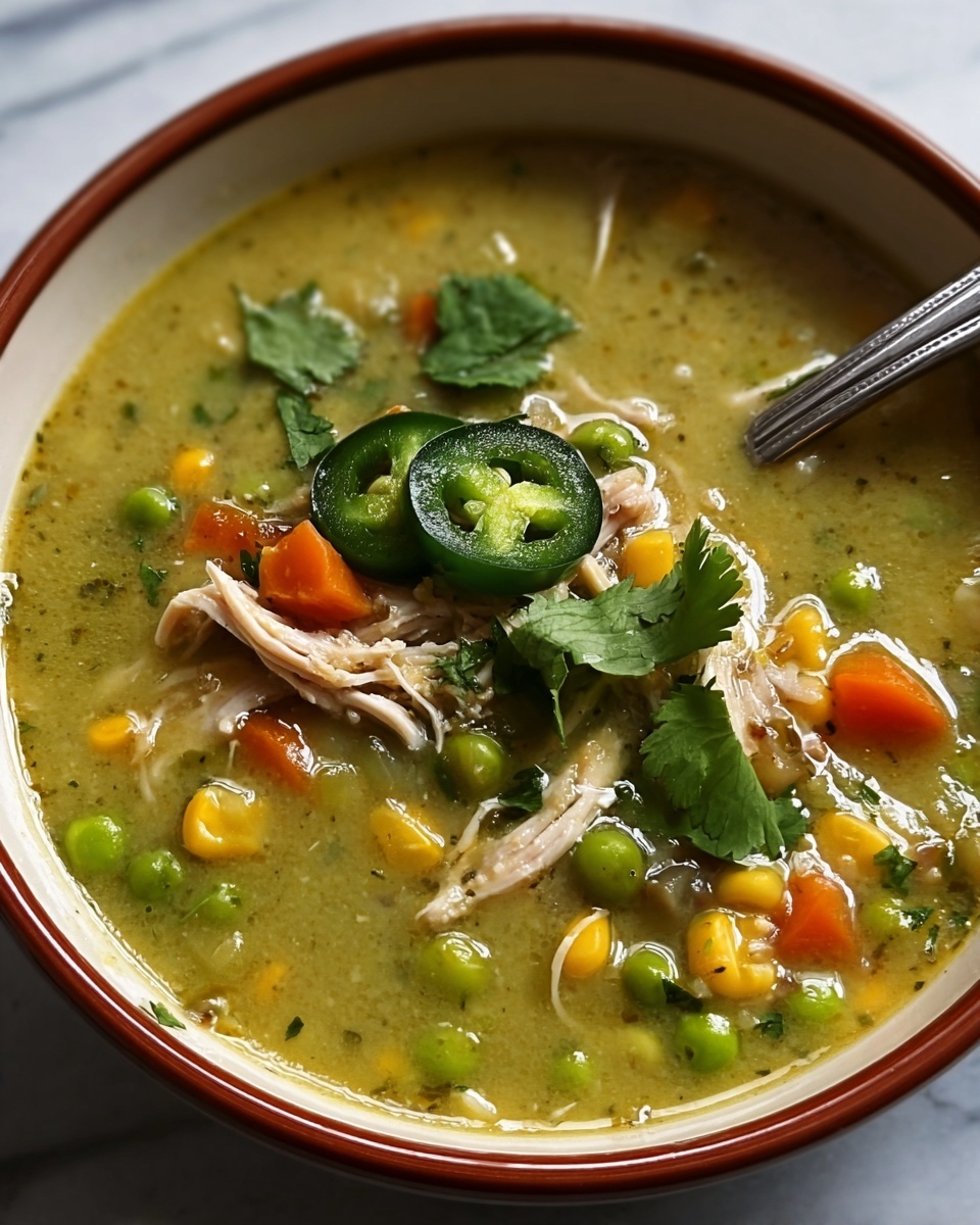 Crock Pot Green Enchilada Chicken Soup Recipe - Recipe Image