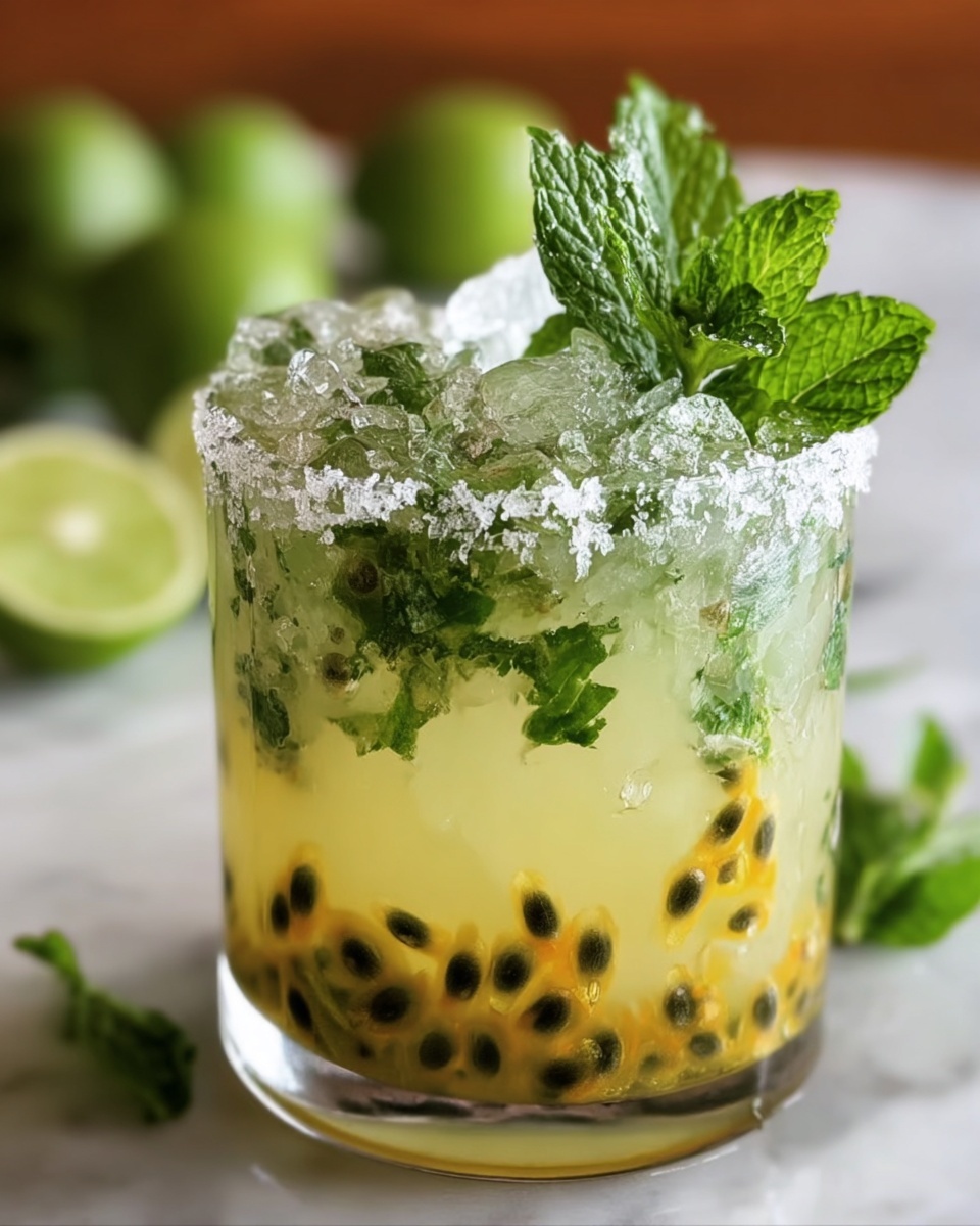 Passion Fruit Mojito – A Refreshing Tropical Delight Recipe - Recipe Image