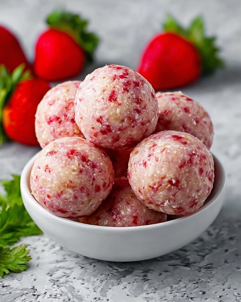 Strawberry Cheesecake Protein Balls Recipe