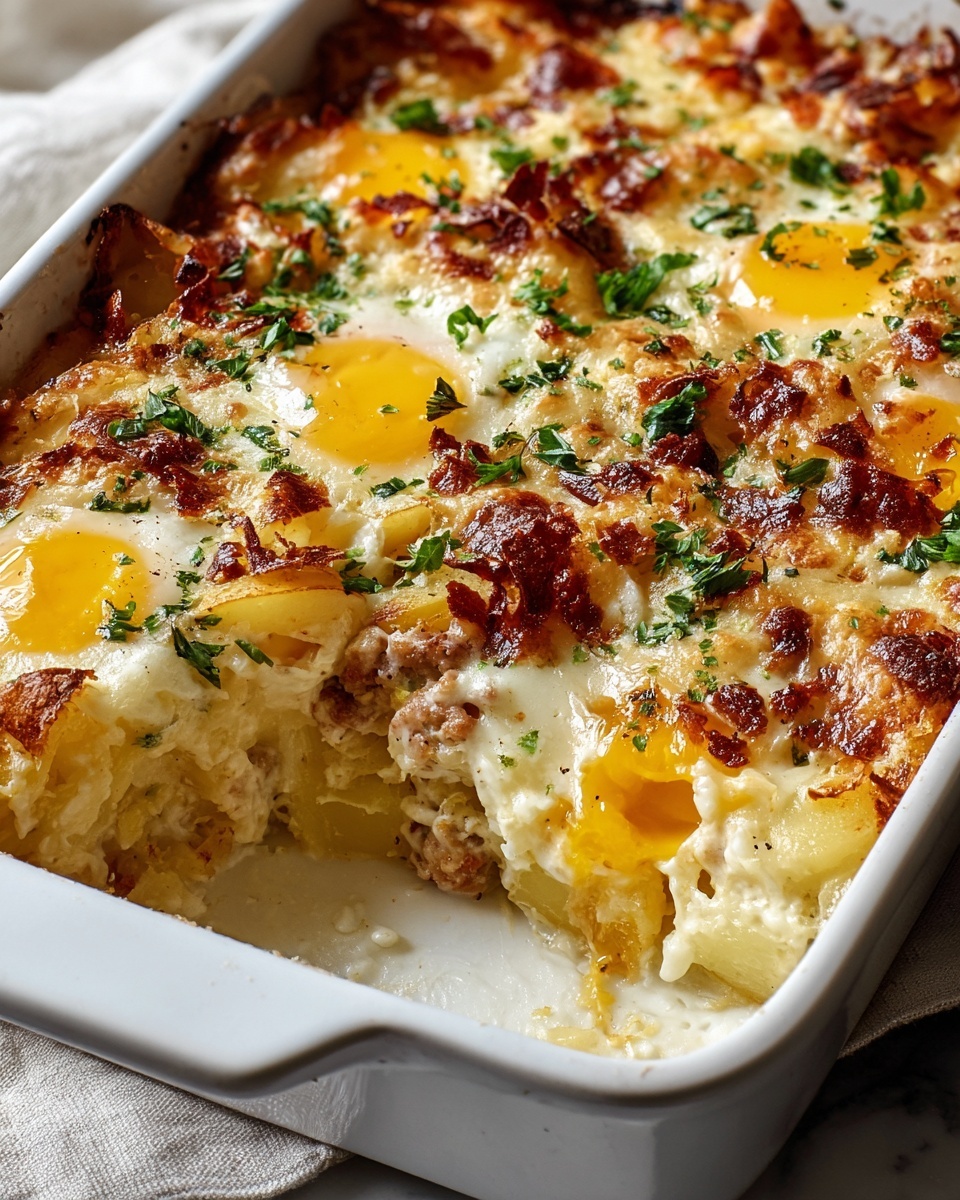 Delicious Hash Brown Egg Casserole Recipe - Recipe Image