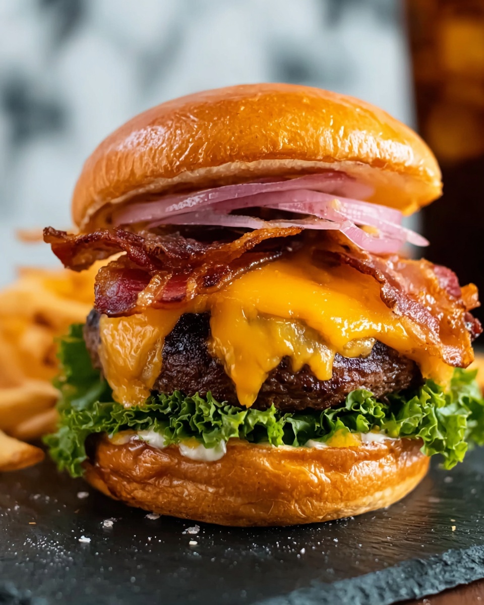 Cheddar Ranch Beef Burgers Recipe - Recipe Image