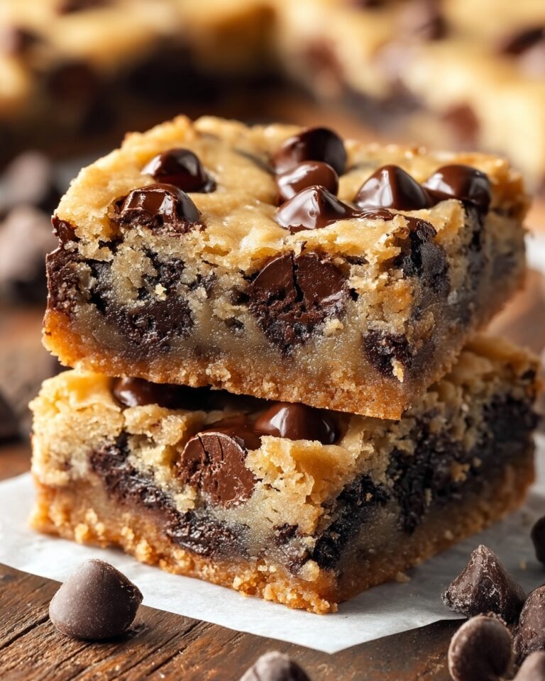 Lazy Chocolate Chip Cookie Bars Recipe