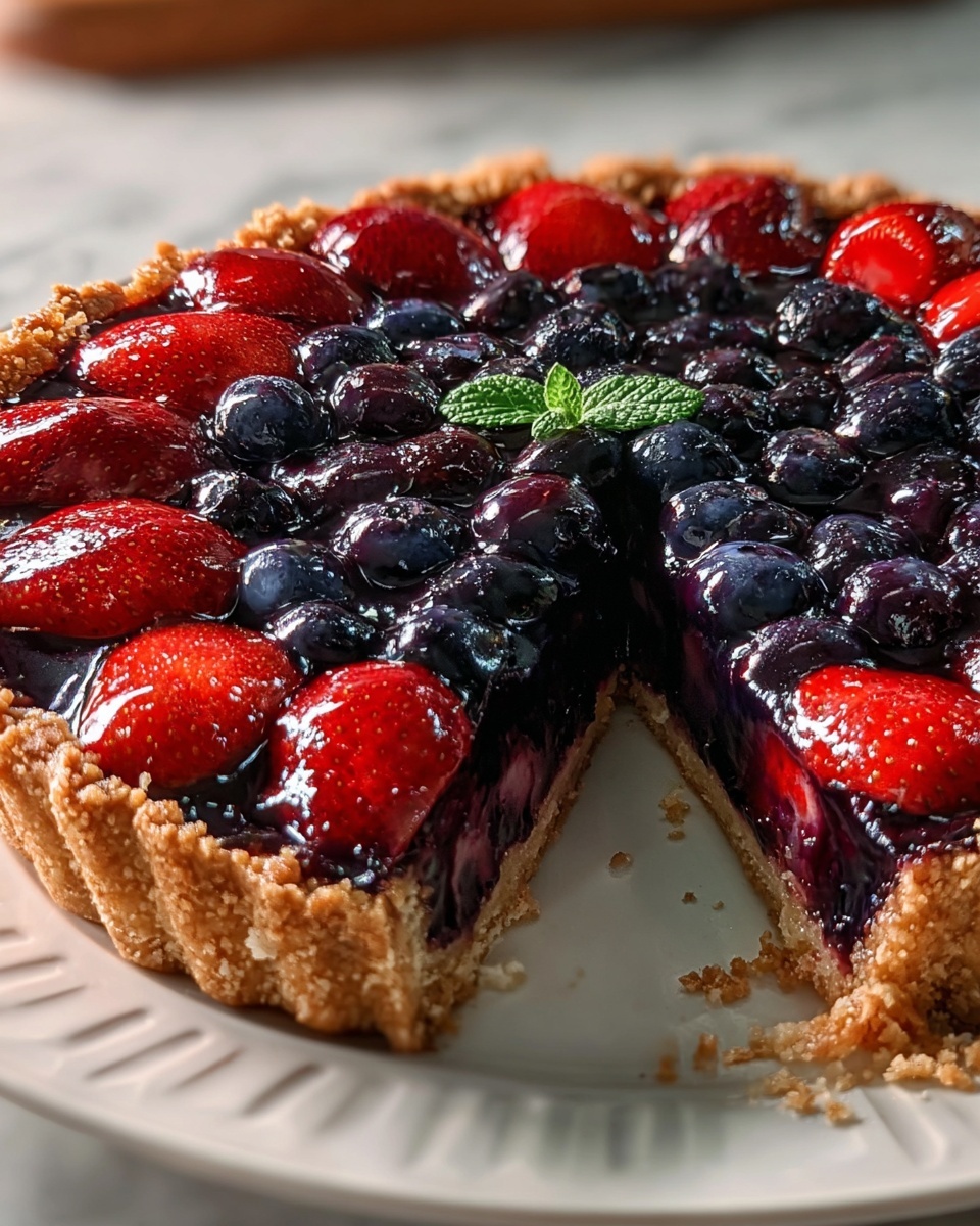 Blueberry Strawberry Pie Recipe - Recipe Image
