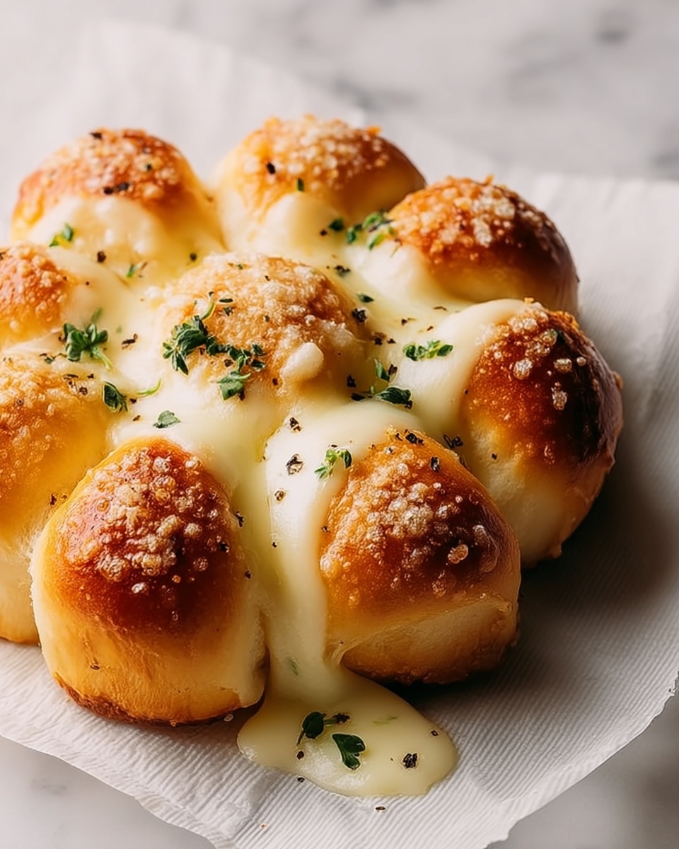 Cheese-Filled Garlic Knots Recipe - Recipe Image