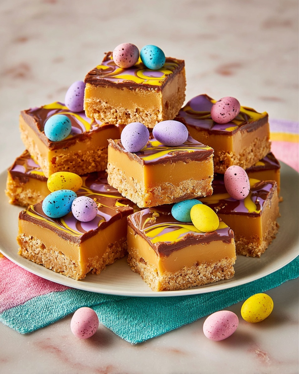 Easter Millionaire’s Squares Recipe - Recipe Image