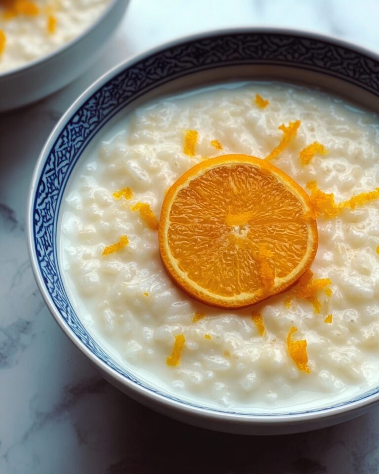 Creamy Orange Zest Rice Pudding Recipe