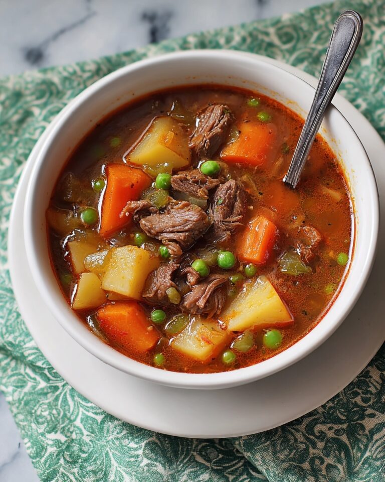 My Mom’s Old-Fashioned Vegetable Beef Soup Recipe