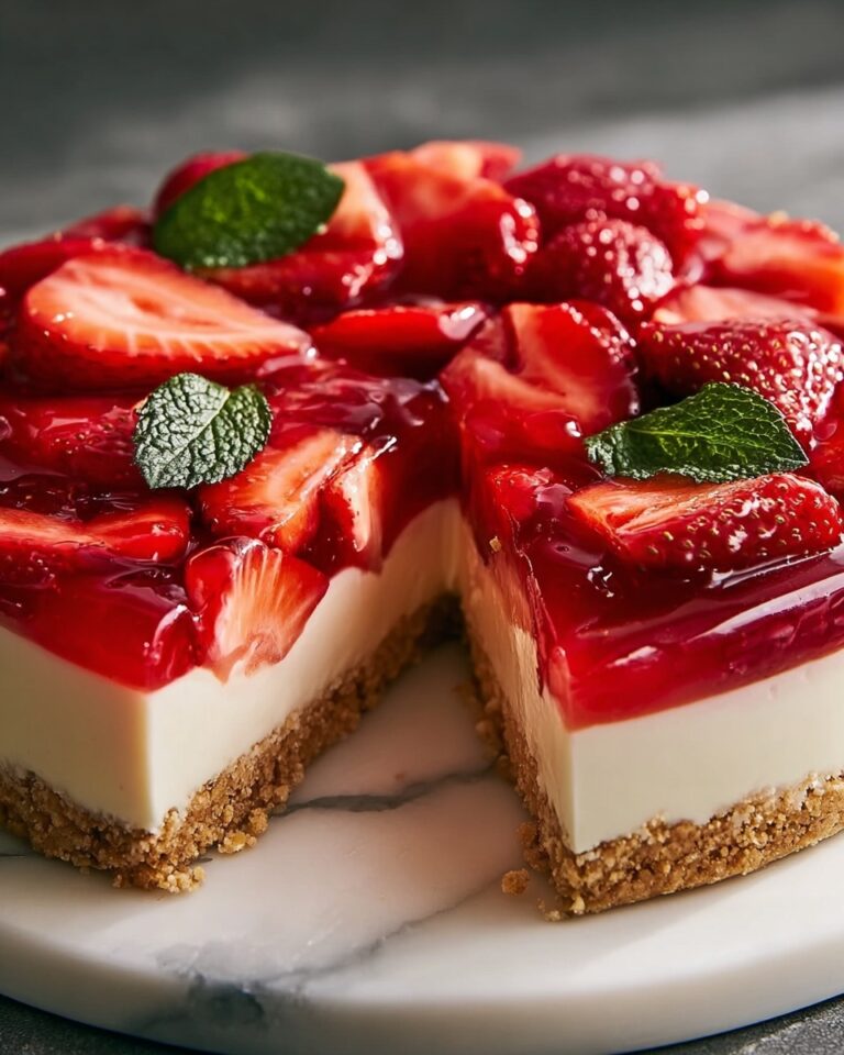 Rhubarb & Strawberry Cheesecake Recipe