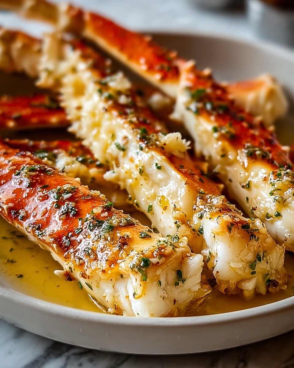 Garlic Butter Baked Crab Legs Recipe - Recipe Image