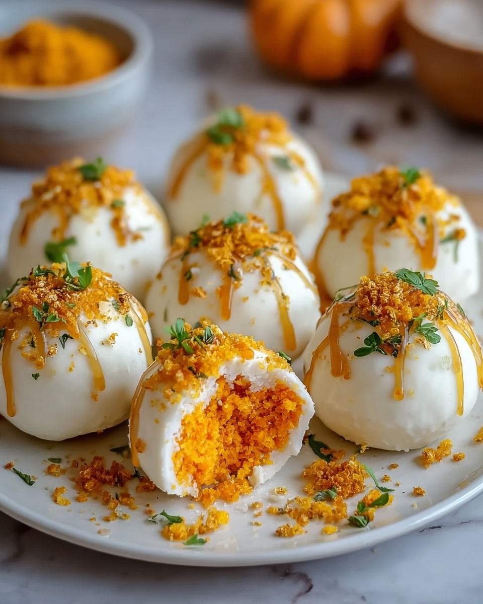 No-Bake Pumpkin Cheesecake Balls Recipe - Recipe Image