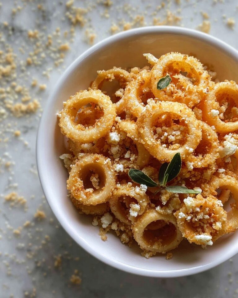Homemade Spaghettios with Crunchy Manchego Recipe