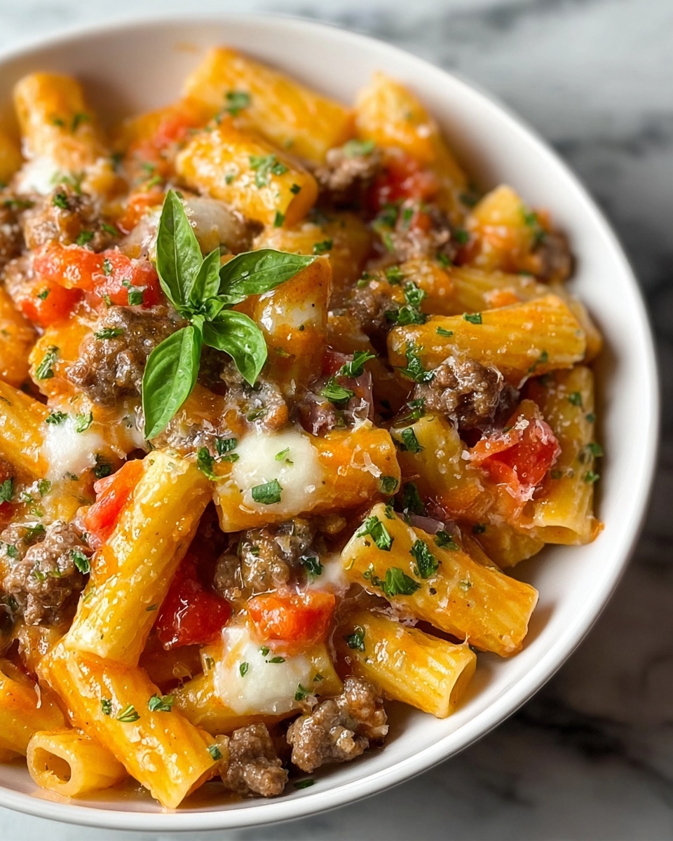 Creamy Italian Sausage Pasta Recipe - Recipe Image