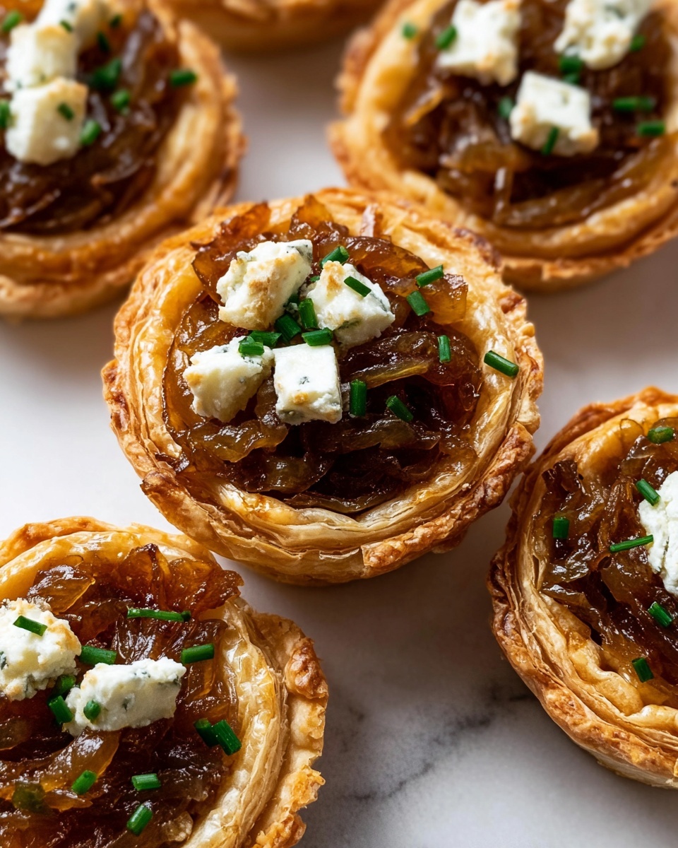 Caramelized Onion Tarts Recipe - Recipe Image