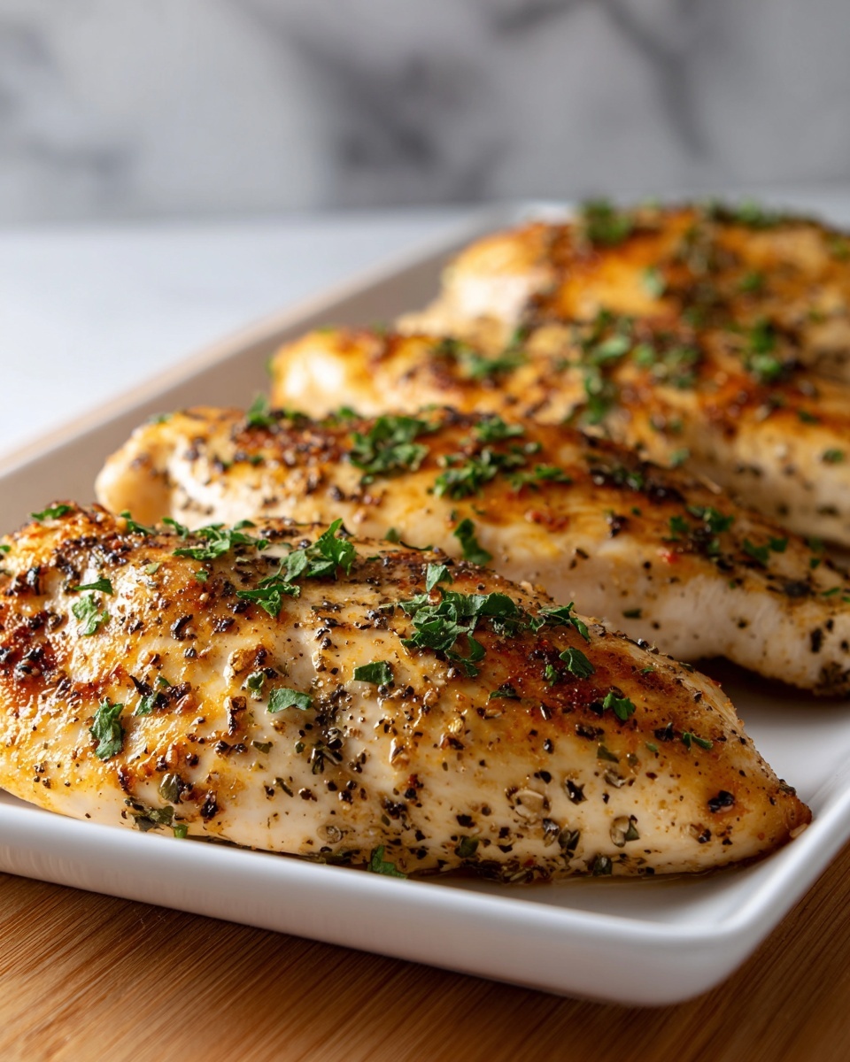 Garlic Boneless Baked Chicken Breast Recipe - Recipe Image