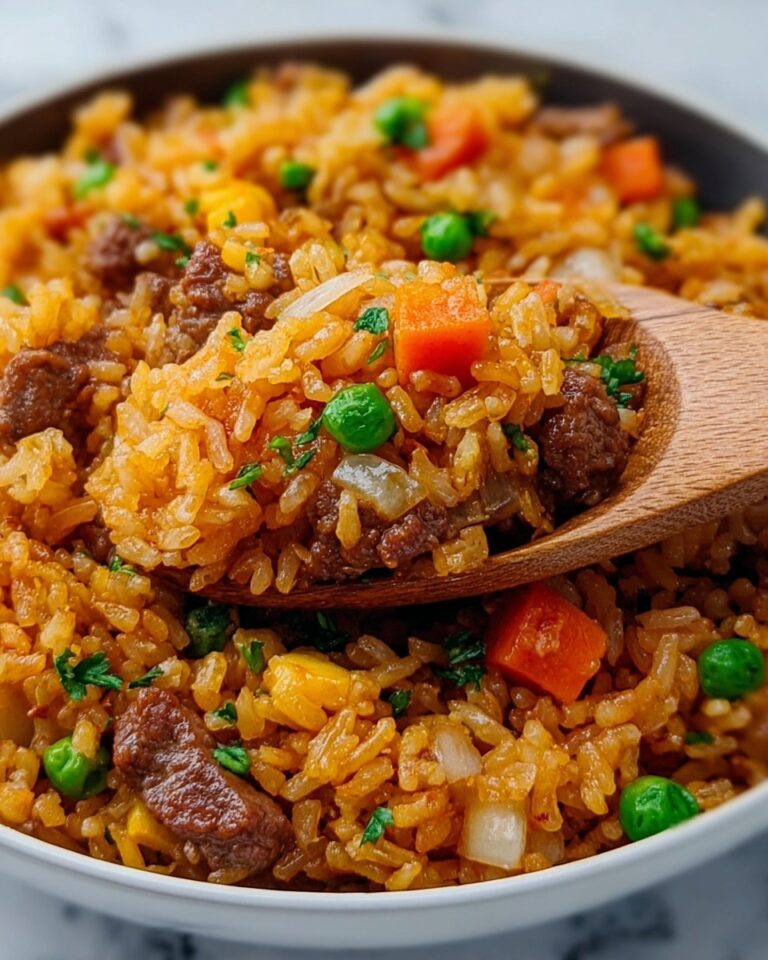 Onion Beef Fried Rice Recipe