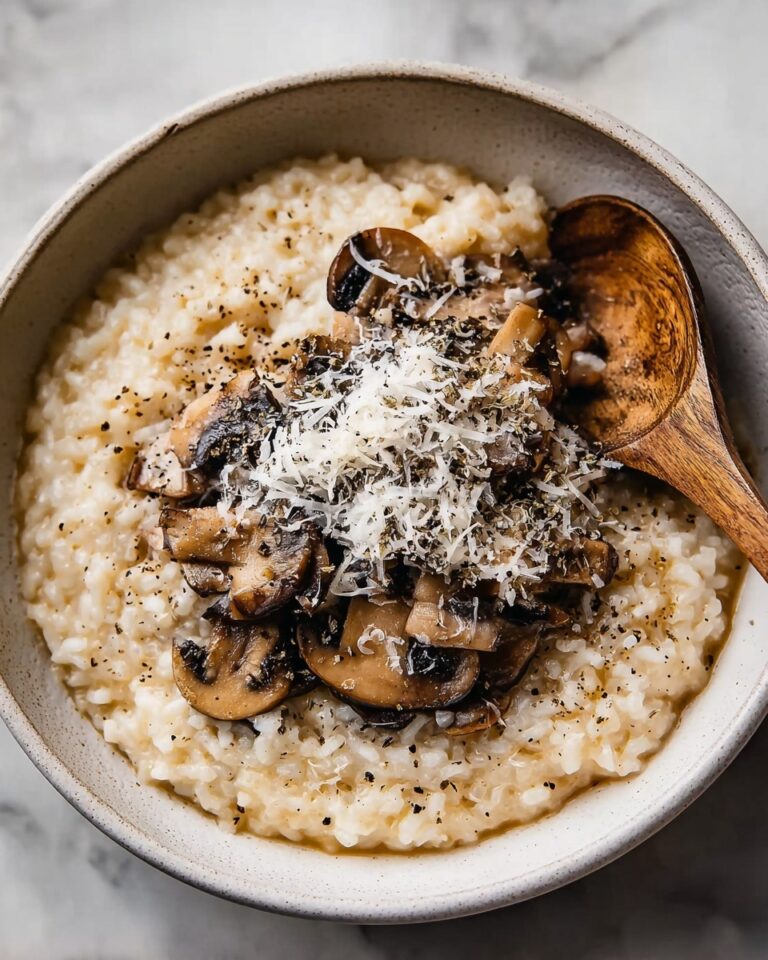 Pastina with Mushroom Leek Parmesan Broth Recipe