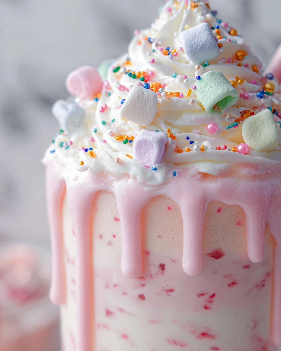 Unicorn Hot Chocolate Recipe - Recipe Image