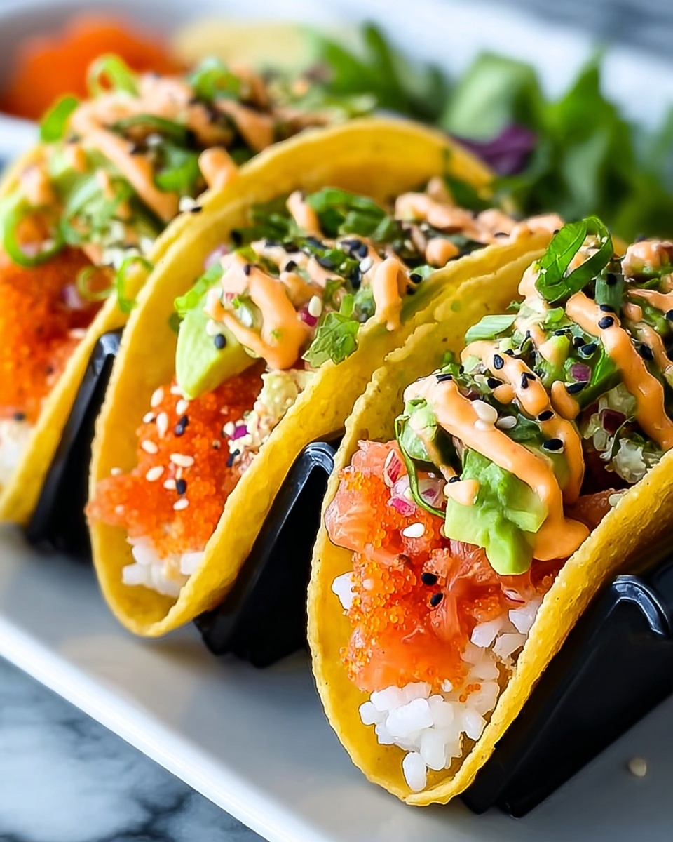 Sushi Tacos Recipe for a Fun Fusion Meal Recipe - Recipe Image
